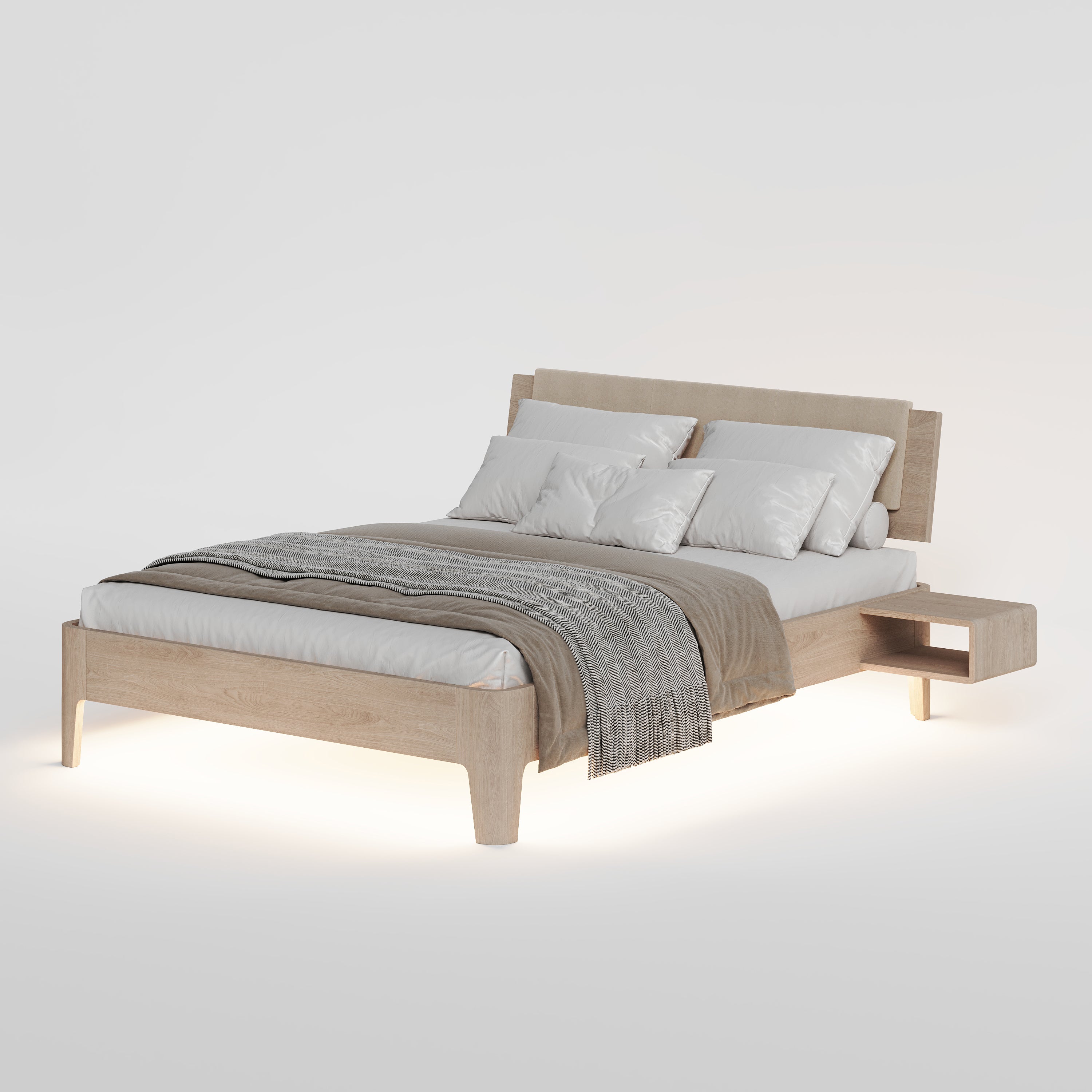 Lugo Modern Whitened Oak