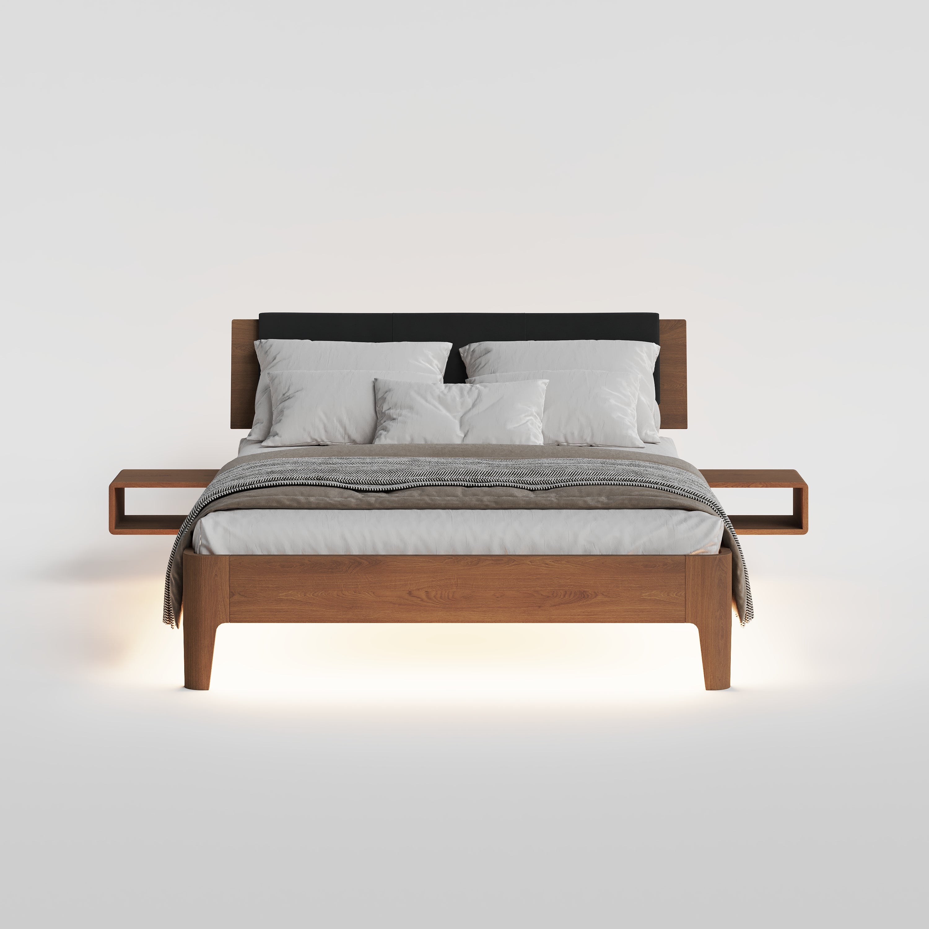 Lugo Modern Stained Brown Oak