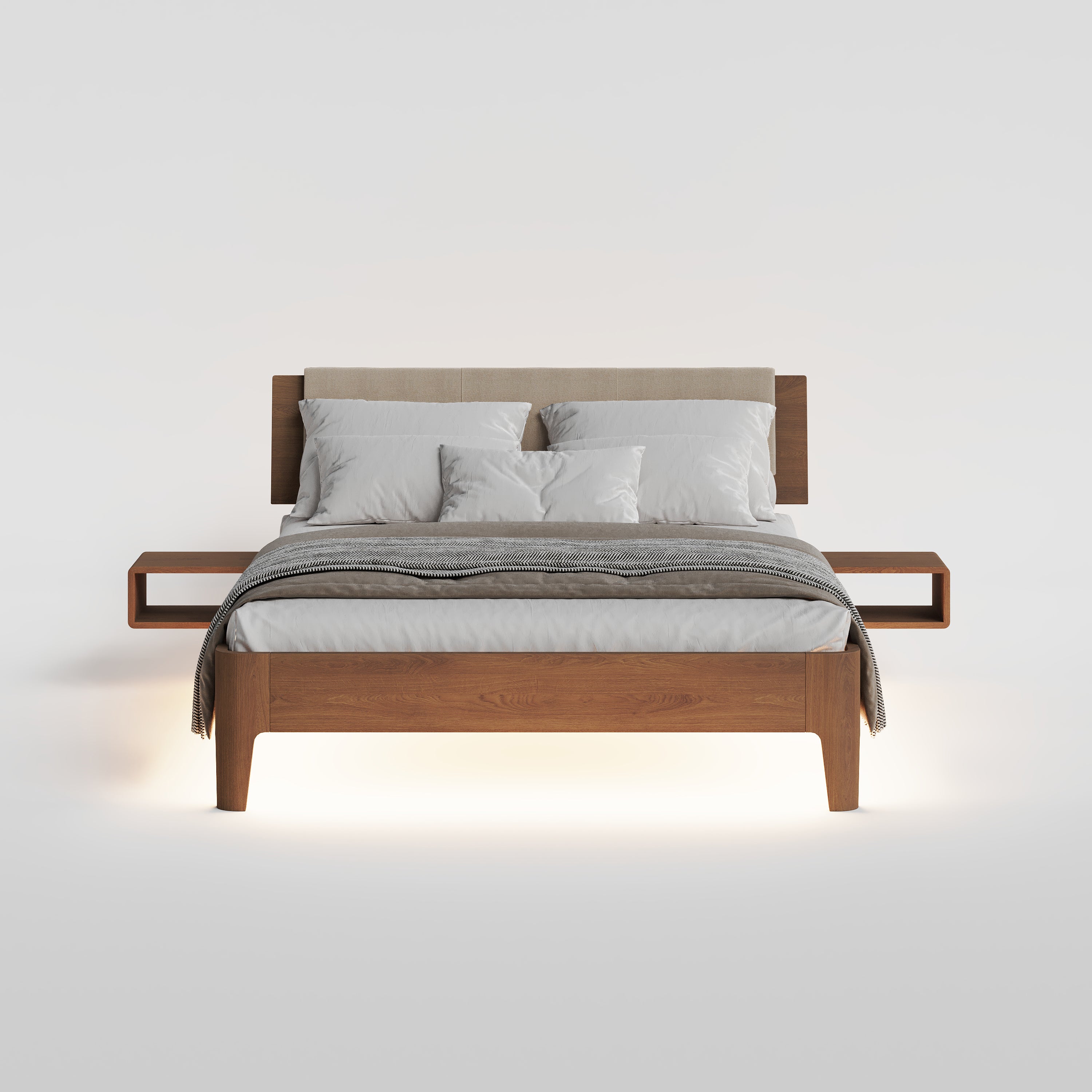 Lugo Modern Stained Brown Oak