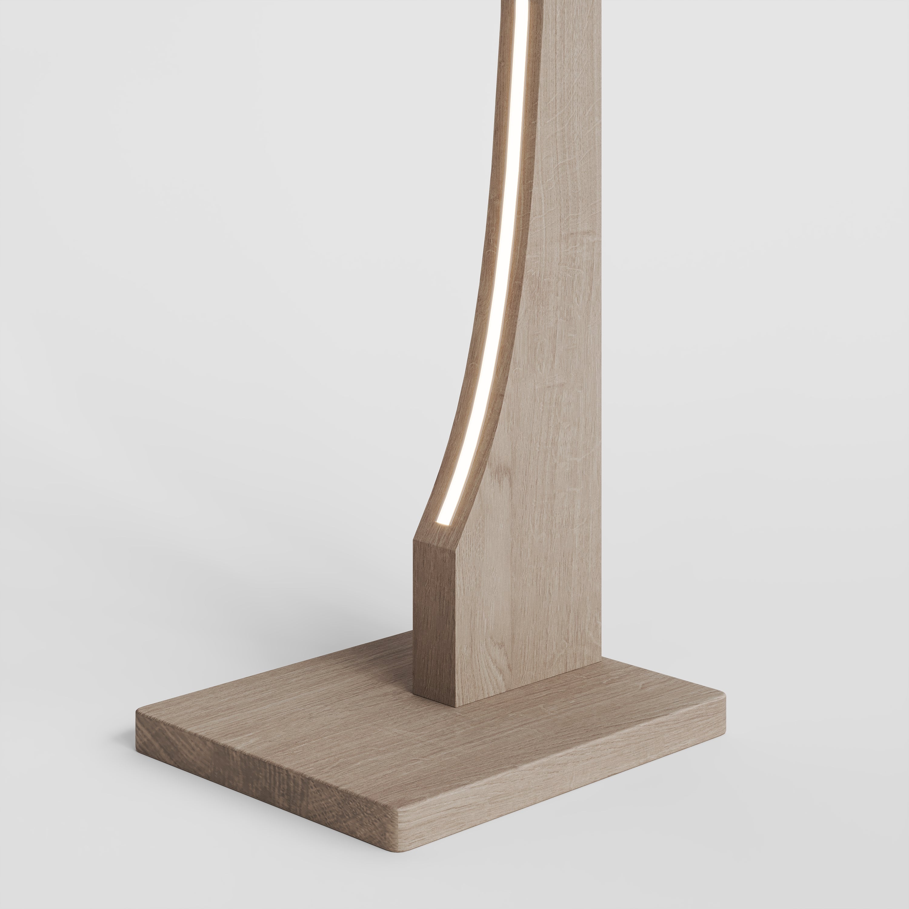 Floor Lamp Natural Oak