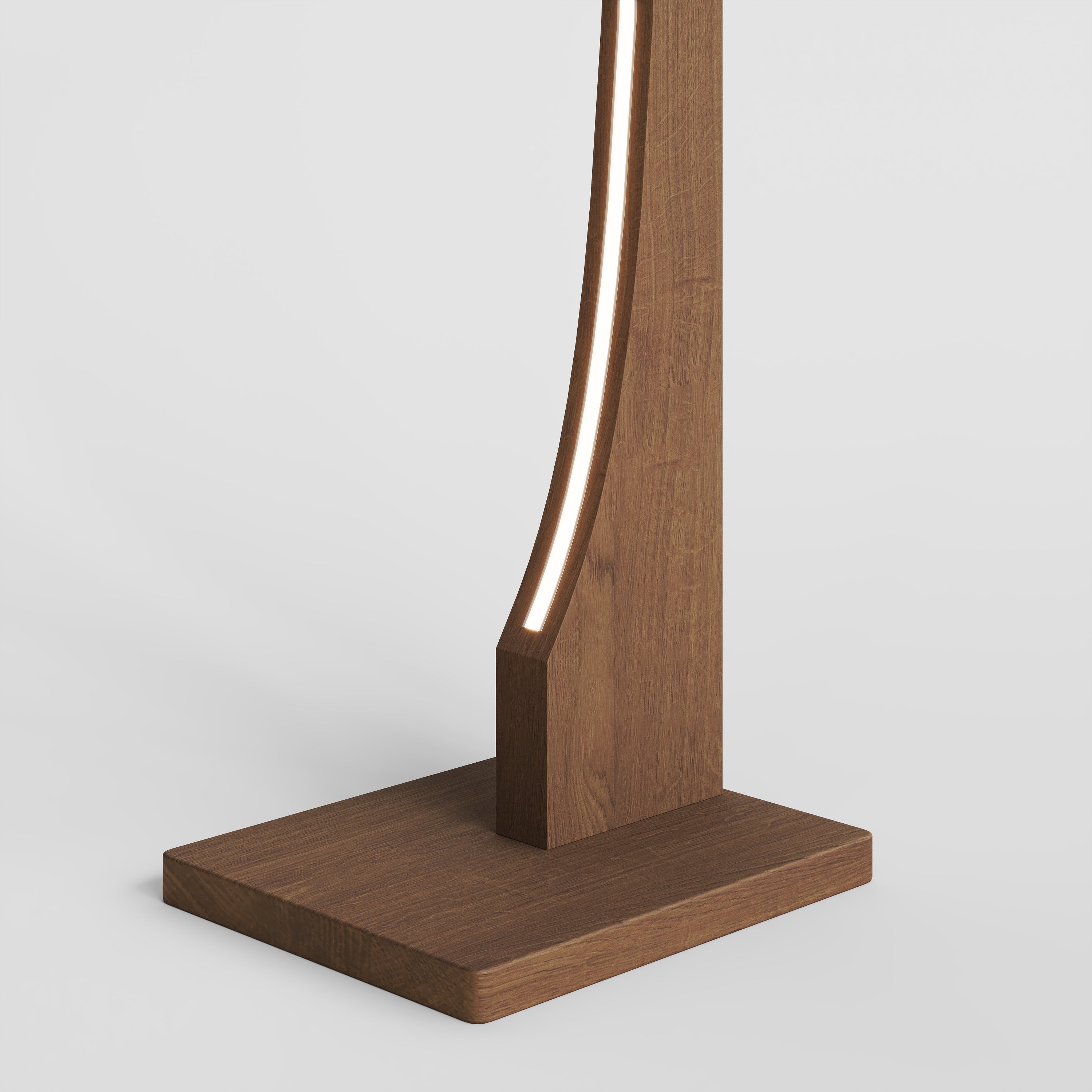 Floor Lamp Natural Oak