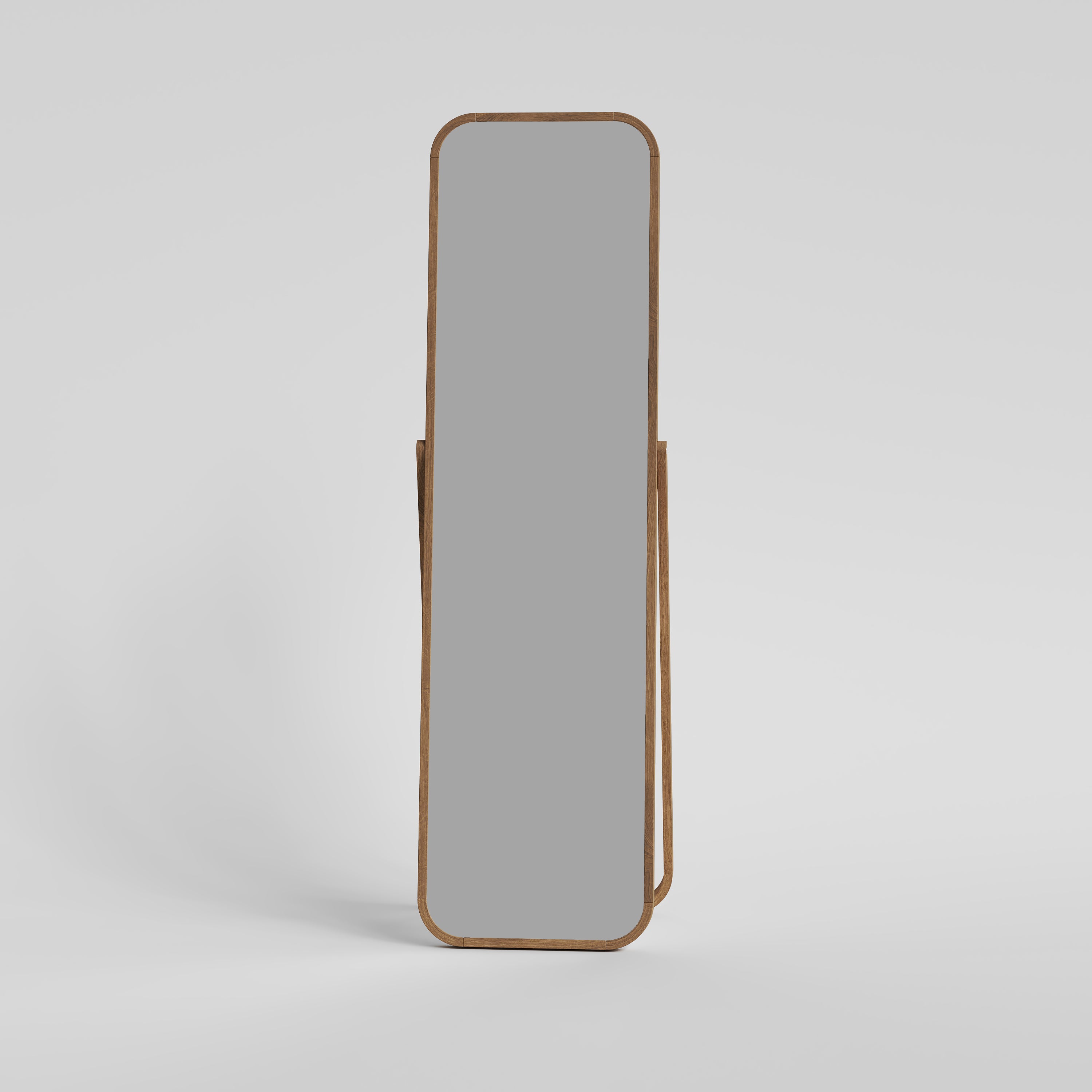 Floor Mirror Natural Oak