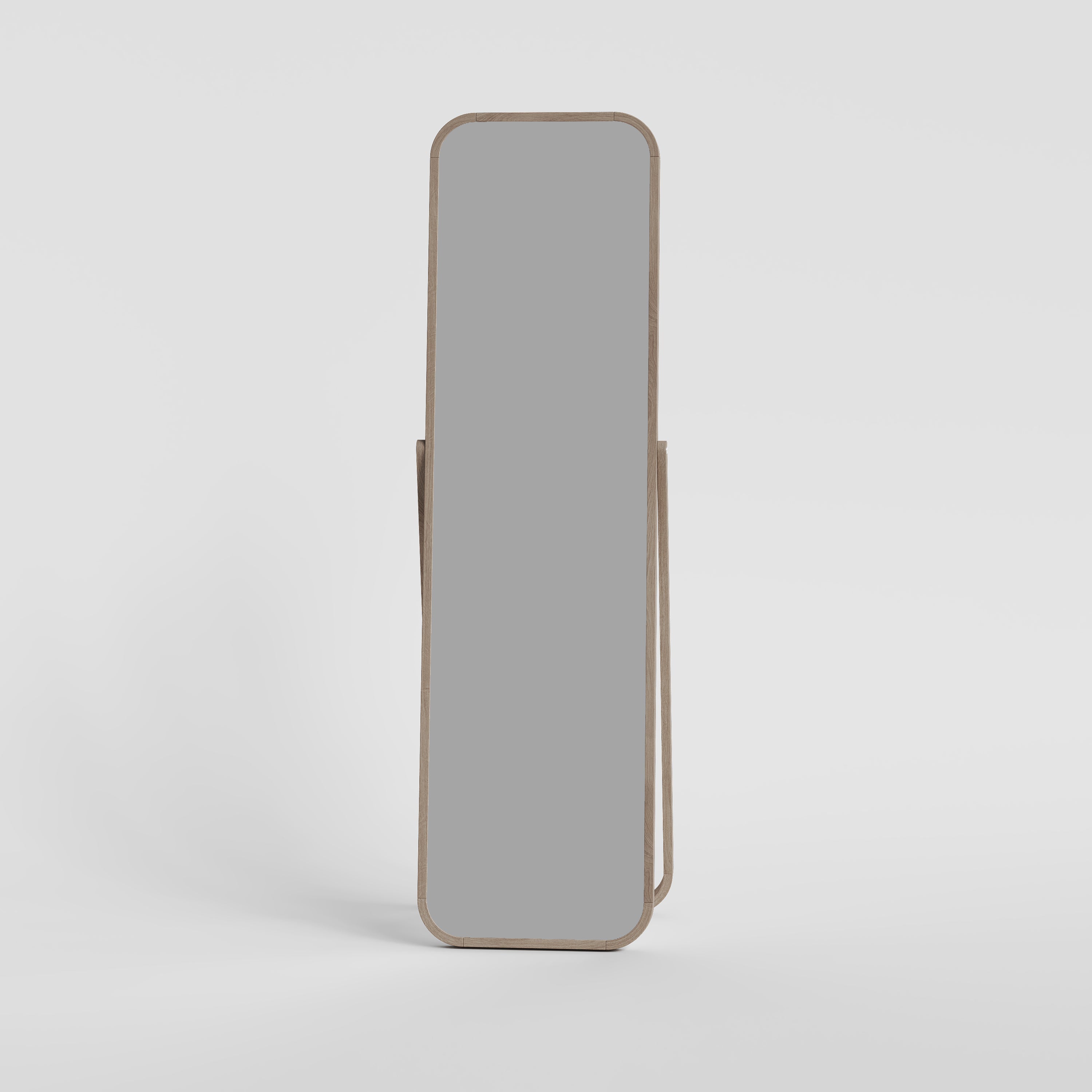 Floor Mirror Natural Oak