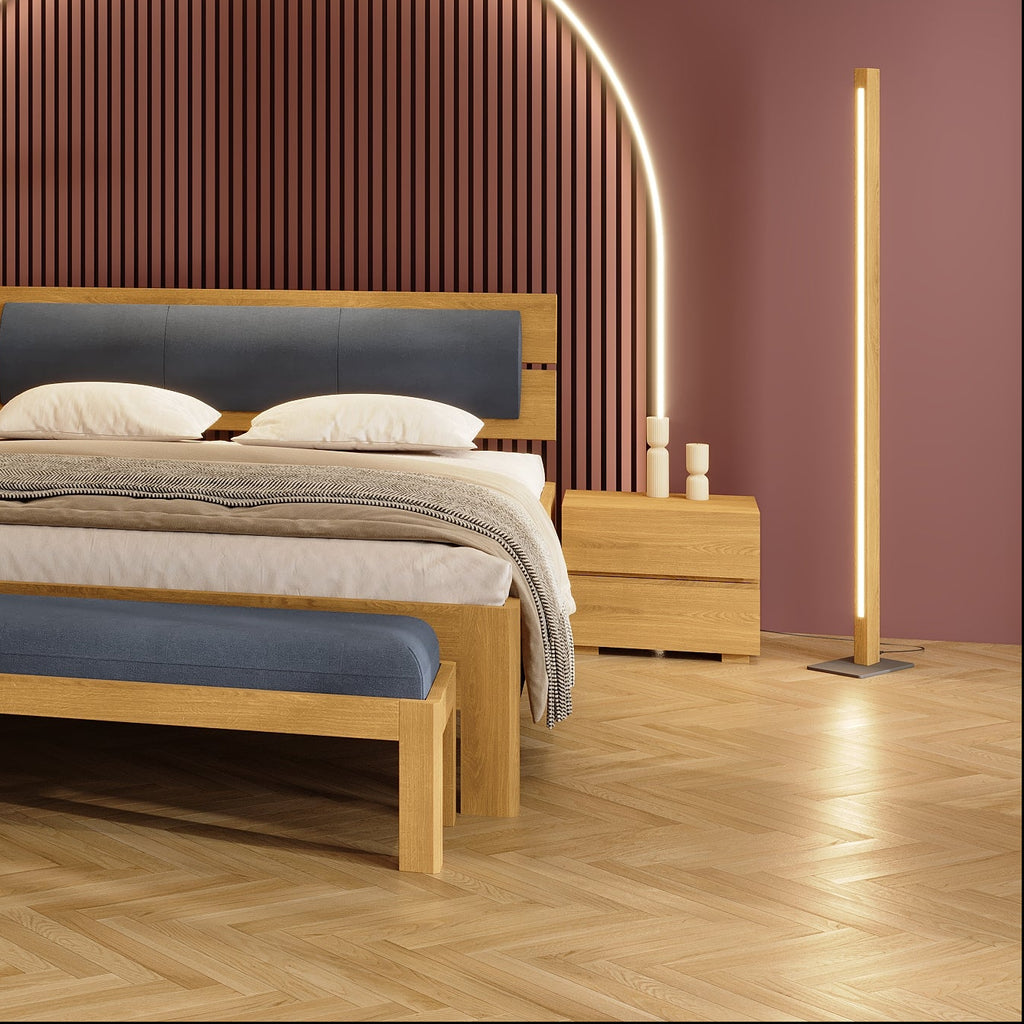 Bayamo Floor Lamp Natural Oak