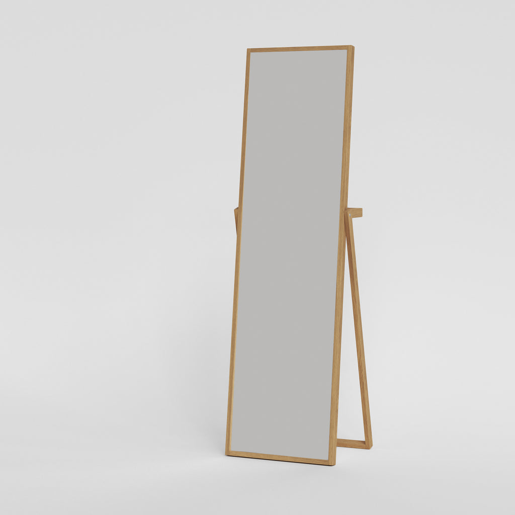 Bayamo Floor Mirror Natural Oak