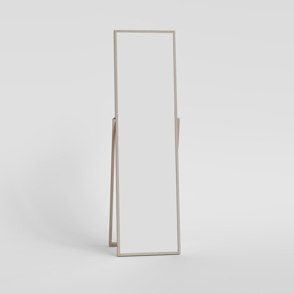 Bayamo Floor Mirror Natural Oak