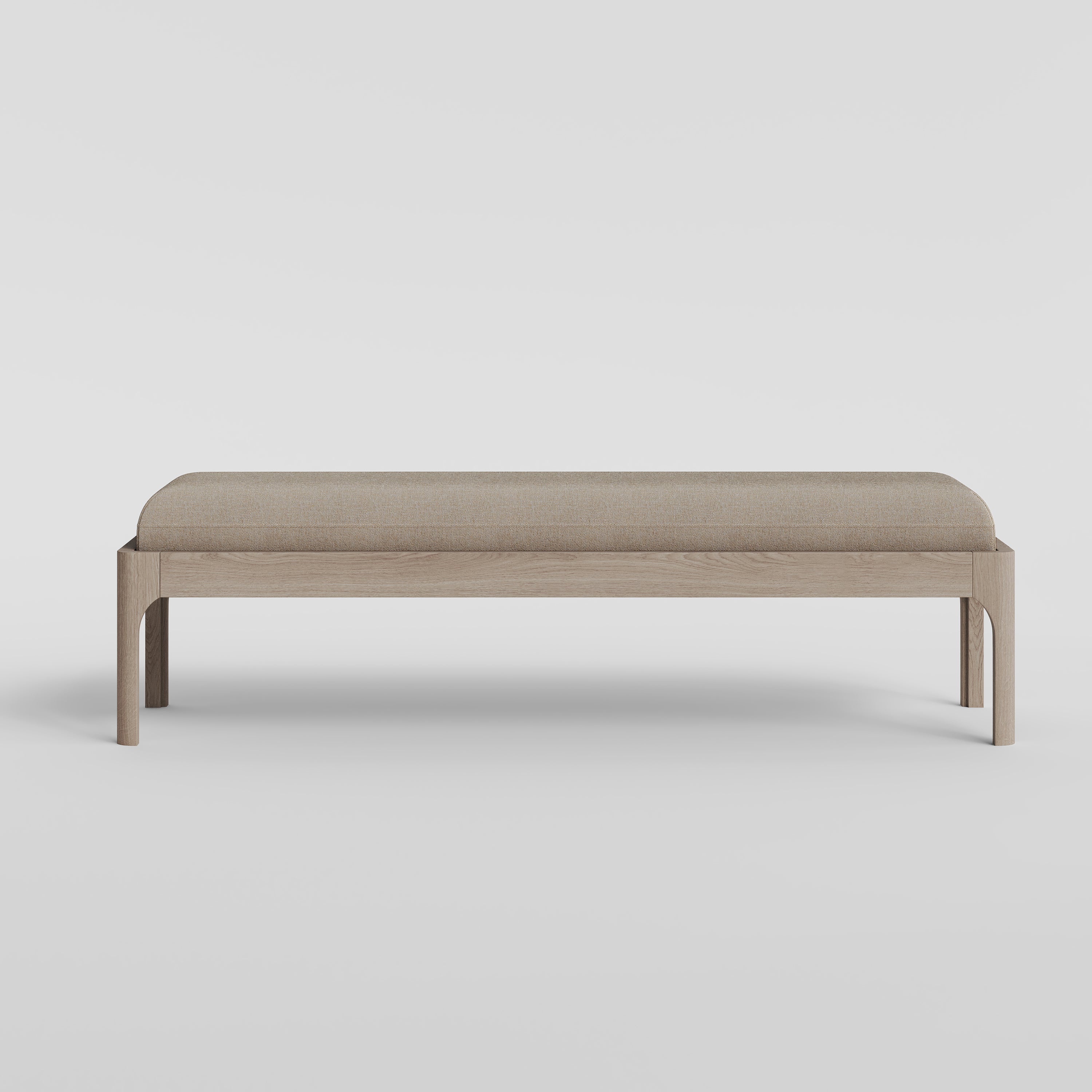 Bedroom Bench Whitened Oak