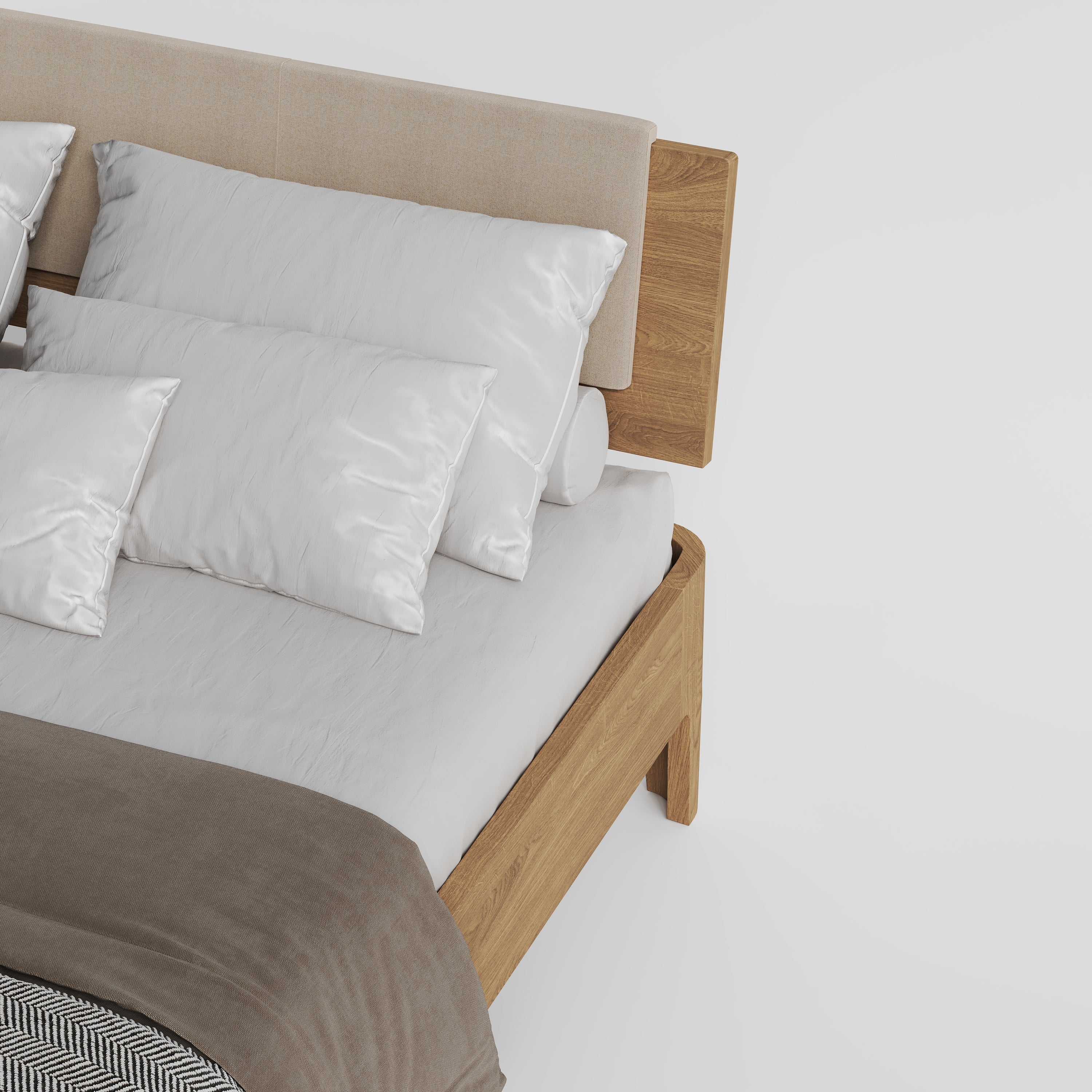 Lugo Soft Headboard Panel Creamy White