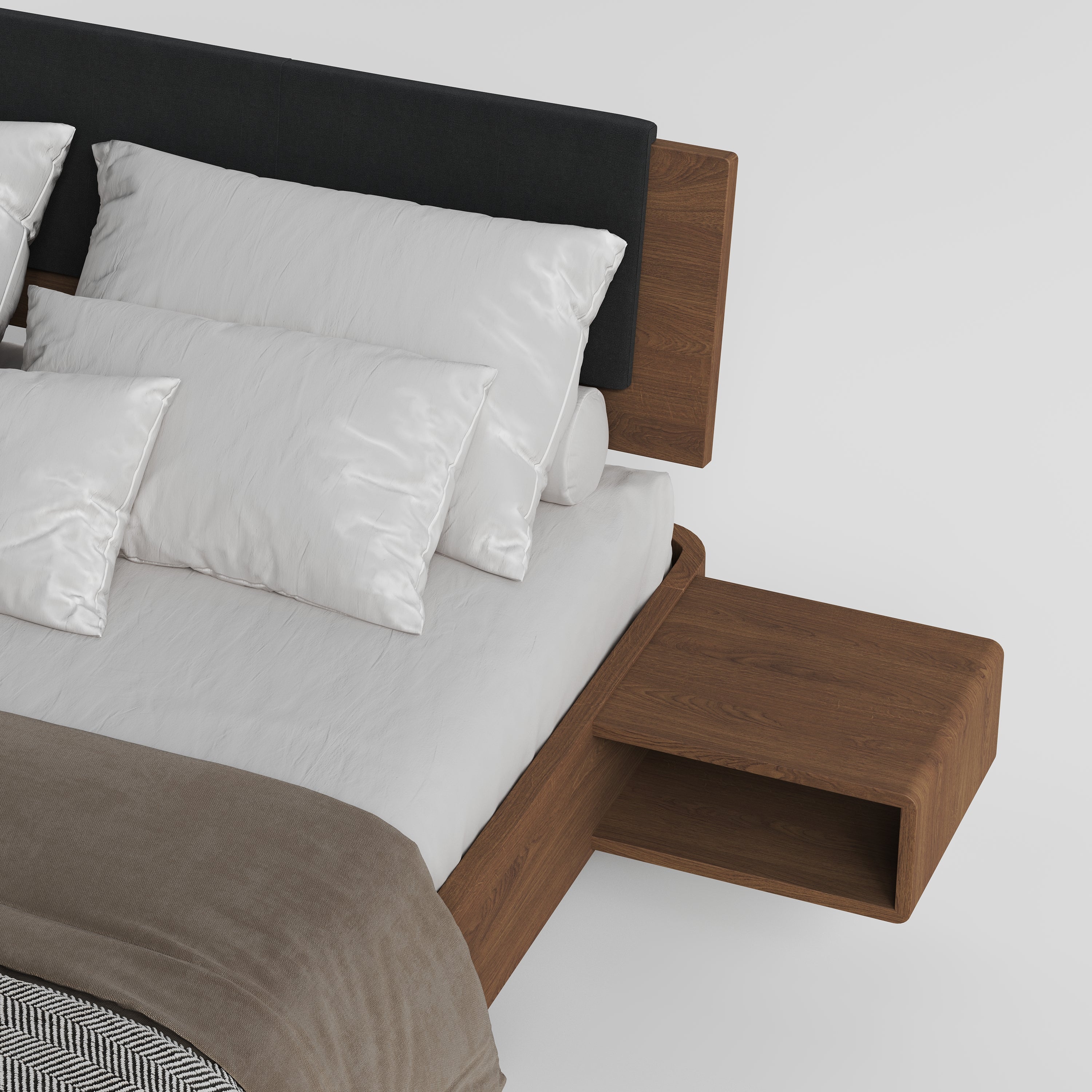 Lugo Modern Stained Brown Oak