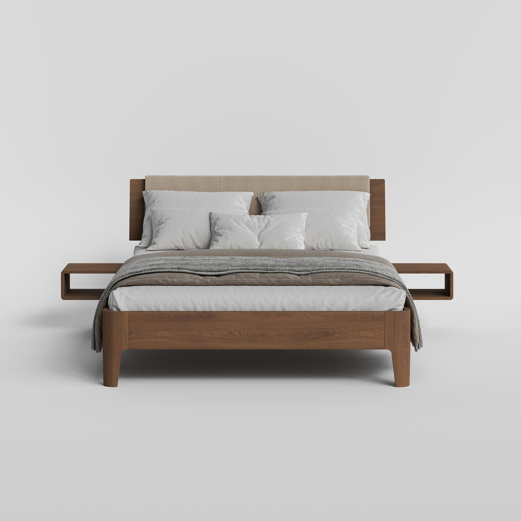 Integrated Bedside Natural Oak (set of 2)